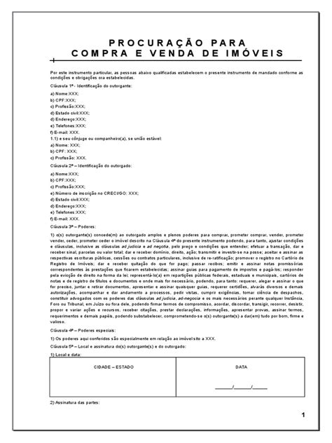 Modelo De Procuração Publicadocx