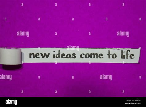 New ideas come to Life, Inspiration, Motivation and business concept on ...