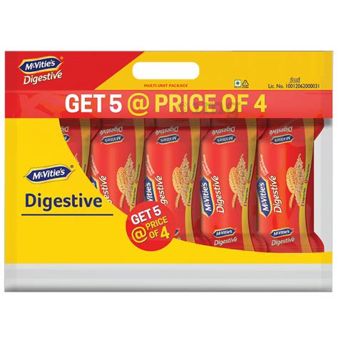 Mcvities Digestive Biscuit Get 5 At Price Of 4 Buy Packet Of 5000 Gm