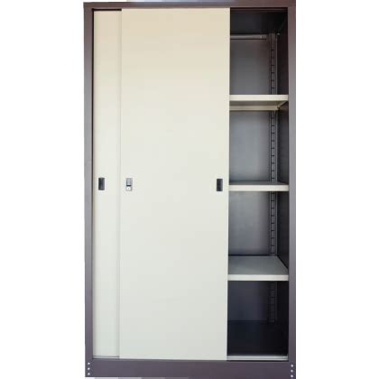 Gv S Full Height Cupboard With Steel Sliding Door C W Adjustable