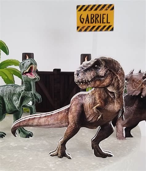 Jurassic World Cake Topper Jurassic World Dinosaurs Etsy Australia