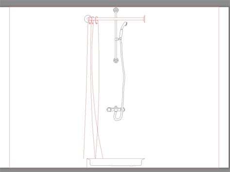 Douche 75x75 Avec Rallonge Dans Autocad Cad 6844 Kb Bibliocad