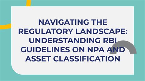 SOLUTION Rbi Guidelines On Npa And Asset Classification Studypool