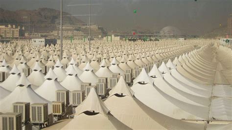 Mina Tents Get Ready For Hajj