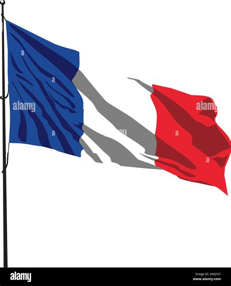 France flag, french flag, wind flag, revolution, war, French revolution ...