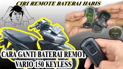 Mudah Banget Cara Mengganti Baterai Remot Vario Keyless Keatas