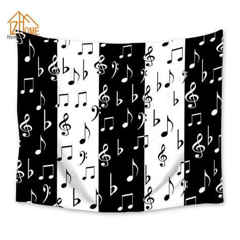 Memory Home Tapestry Polyester Wall Hanging Music Lovers Musical Notes