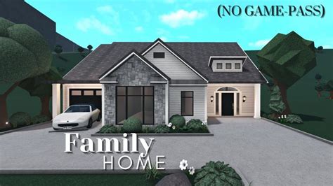 Bloxburg| Easy Family Home| (No Game-pass)| House Build| Roblox | Small ...