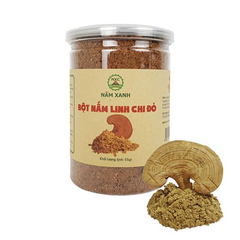 Bột Nấm Linh Chi Đỏ - Ngừa Ung Thư, Hạ Huyết Áp, Tiểu Đường