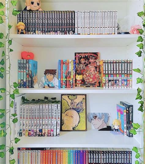 Manga Shelf Inspo Geek Room Decor