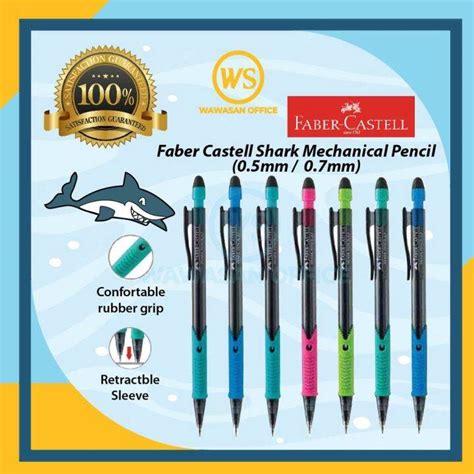 Faber Castell Mechanical Pencil Shark Pencil Pencil Tekan Pensel