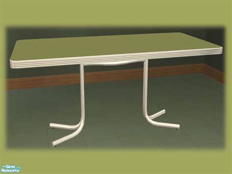 The Sims Resource S Retro Kitchen Table Green