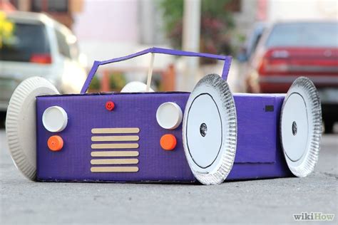 Comment Fabriquer Une Voiture En Carton Avec Images Cardboard Car