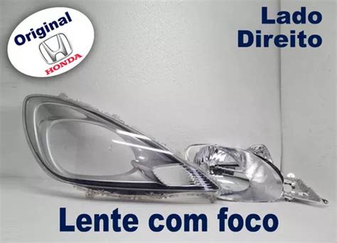 Lente Foco Farol Honda New Fit 2013 2014 Direito Original