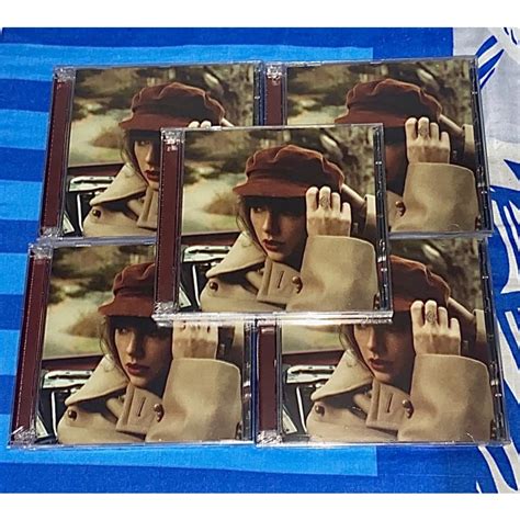 Taylor Swift Red Taylors Version 2 Cd Lacrado Clean Cd Shopee