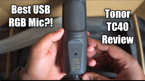 Tonor TC40 RGB Microphone Review YouTube