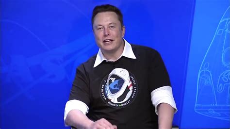 Elon Musk Overcome With Emotion Spacex Launch Youtube