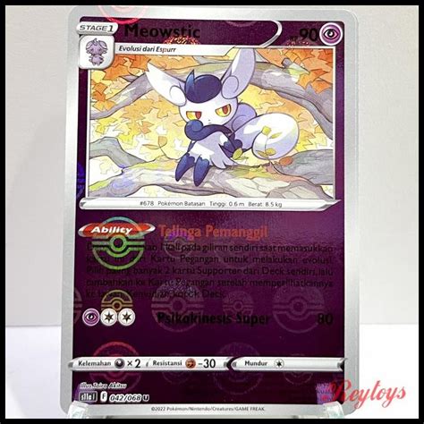 Jual Hot Deal Pokemon Arkana Memuncak S A Meowstic Foil