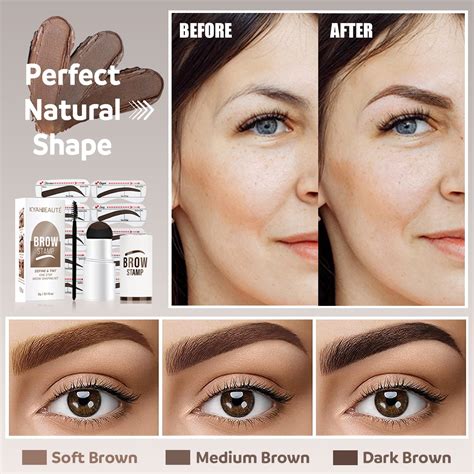 Buy Eyebrow Stamp Stencil Kit One Step Vegan Eyebrow Stamp Pomade For