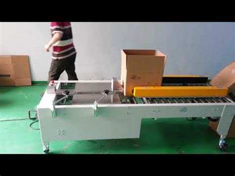 Semi Automatic Carton Erector With Bottom Sealing YUPACK YouTube