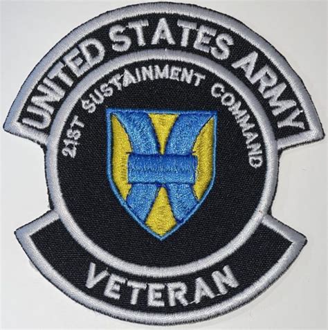 Us Army St Sustainment Command Veteran Patch Decal Patch Co