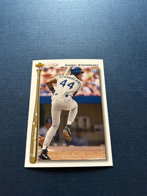 Upper Deck Baseball Darryl Strawberry Homerun Heroes Insert Hr