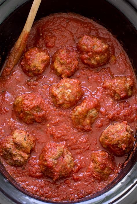 Slow Cooker Italian Meatballs