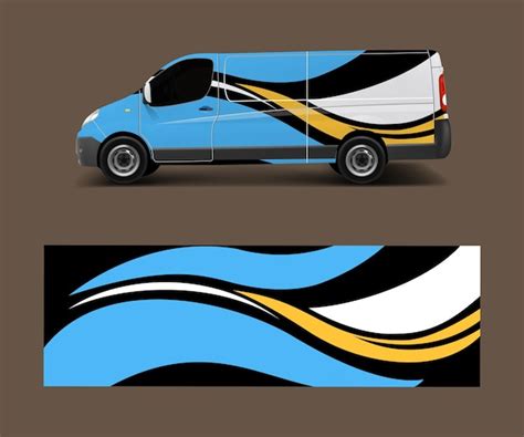 Premium Vector Van Decal Wrap Design Vector For Company Branding