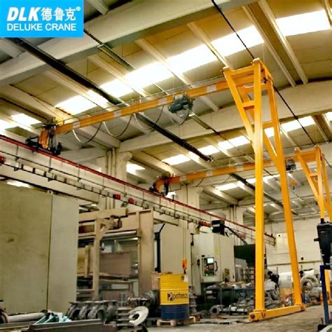 T Capacity Bmh Type Single Girder Electric Hoist Mobile Semi Gantry