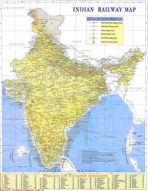 Download All India Railways Map | Book Rail Ticket India