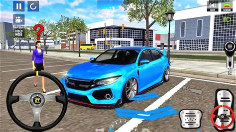 Car Parking 3d Online Drift Gameplay Honda Civic R Car Parking 3D