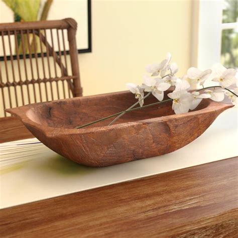 Loon Peak Glenfield Wood Decorative Bowl Reviews Wayfair