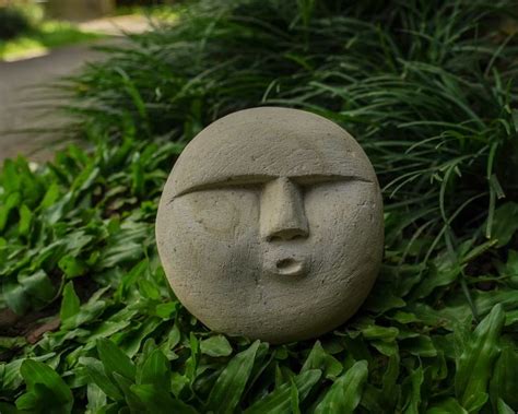 Funny Face Many Face Meme Face Stone Face Figurine Stone Carving