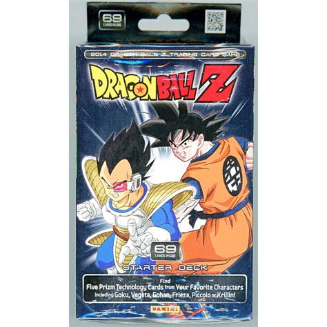 Panini Dragon Ball Z Tcg Starter Deck With Cards Pristine