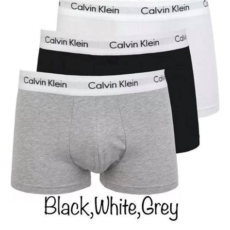 Calvin Klein Mens Underwear Ck Boxer 3 In A Pack Low Depop