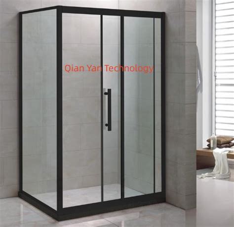 Qian Yan Shower Enclosure Self Clean Coating 10mm Tempered Glass Matt