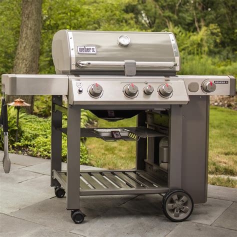 Weber Genesis Ii Se Special Edition Propane Gas Grill Smoke