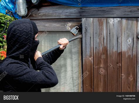 Burglar Breaking Image And Photo Free Trial Bigstock