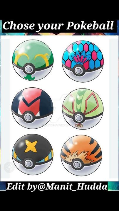 Chose Your Pokeball 😎⚡ Short Viral Manit Hudda Trending Like Youtube