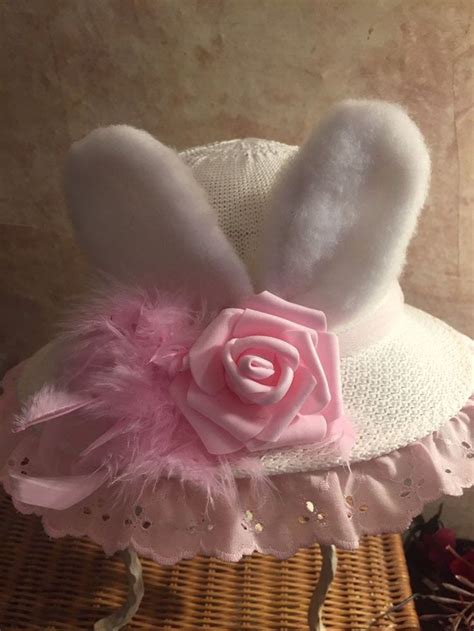 Last One Girls Easter Hat Bunny Ear Hat Etsy Girls Easter Hats