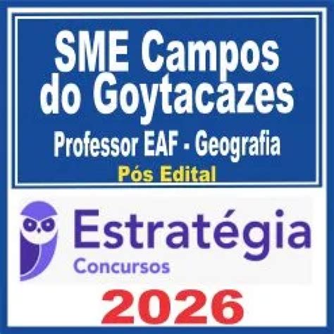 Campos Dos Goytacazes Cursos - Rateio de Cursos para Concursos|SME Campos do Goytacazes (Professor EAF ...