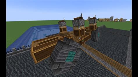 Car In Minecraft Drawbridge Clockwork Valkyrien Skies X Create