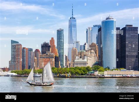 New York, USA - May 12, 2023: New York City Skyline Of Manhattan With ...