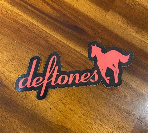 Deftones White Pony Vinyl Sticker Glossy Sticker Music Sticker Music