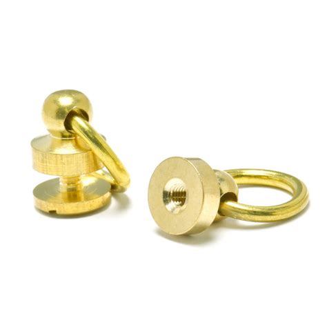 Ingks Brass Round Nipple Head Female Screw With Slotted Flat Head