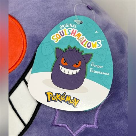 Squishmallows Other Gengar Pokmon Squishmallow Poshmark