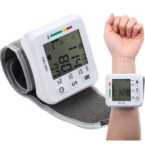 Automatic Digital Wrist Blood Pressure Monitor Bp Cuff Machine Home