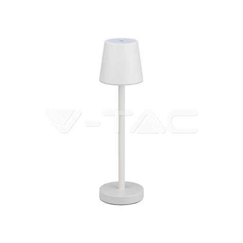 V TAC LAMPADA LED DIMMERABILE DA TAVOLO 3W 3000K IP20 BIANCO