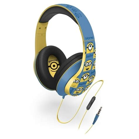 Kiddesigns Minions Overtheear Headphones With Inline Microphone