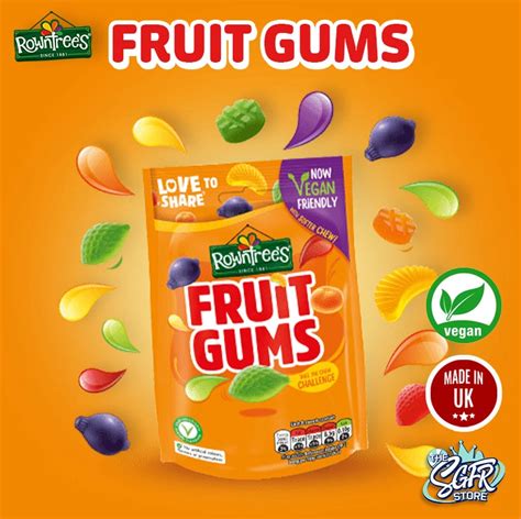 Rowntrees Fruit Gums 150g Vegan The Sgfr Store